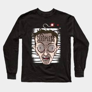 Sleepless Head Long Sleeve T-Shirt